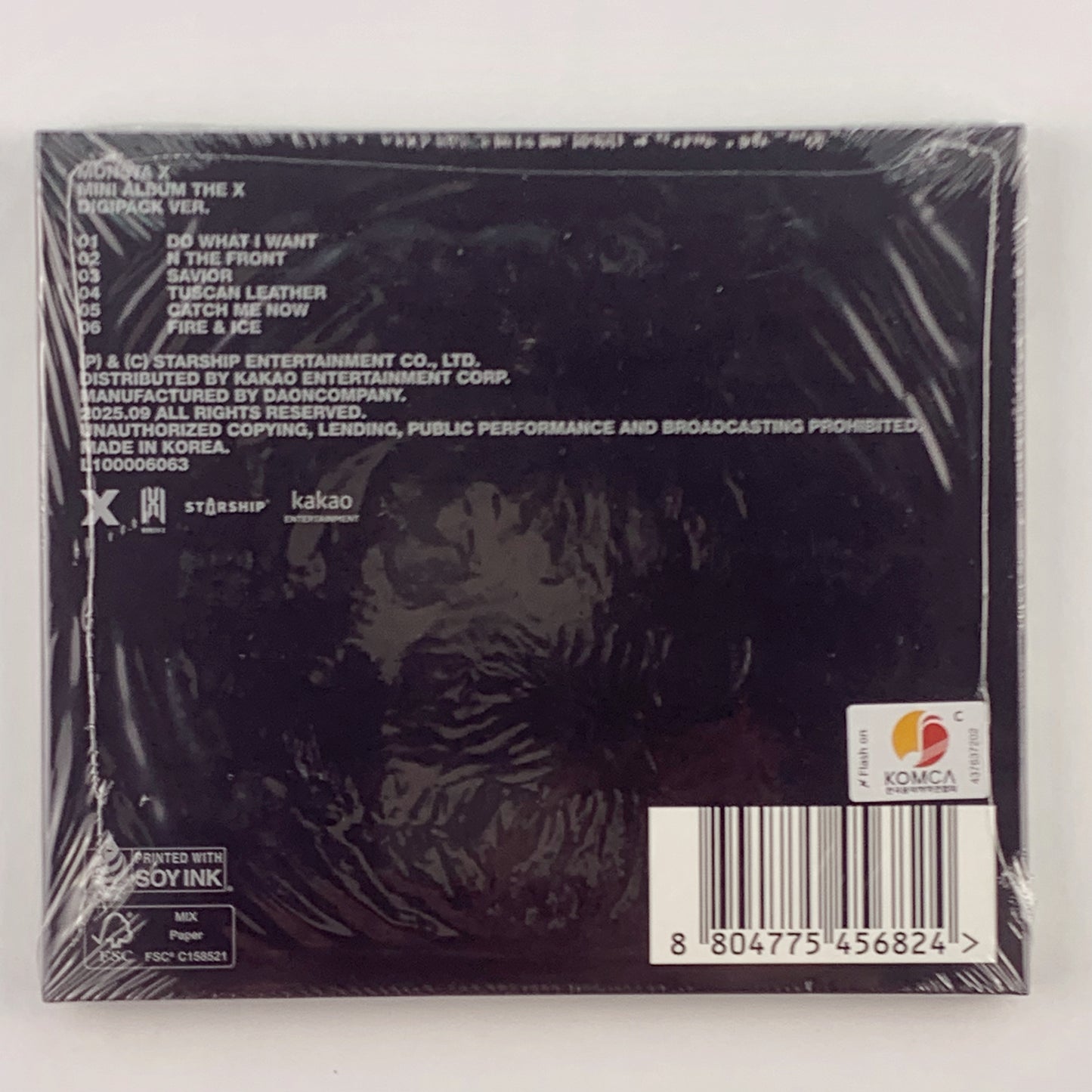 MONSTA X – The X –  (DIGIPACK / I.M Ver.) CD + Photobook + Photocard