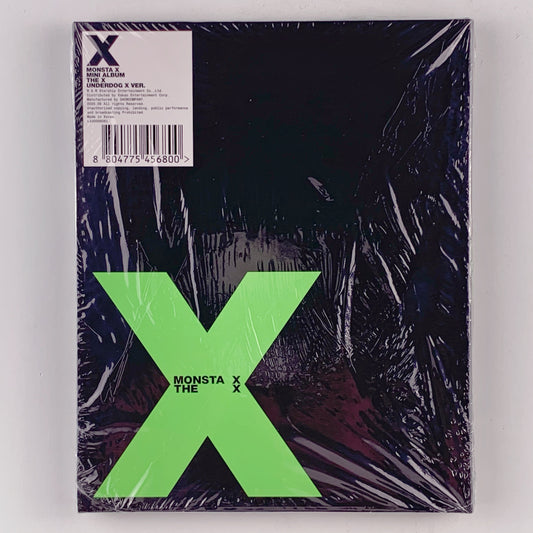 MONSTA X - Mini Album [THE X] (UNDERDOG X Ver.) CD + Photobook + Photocard