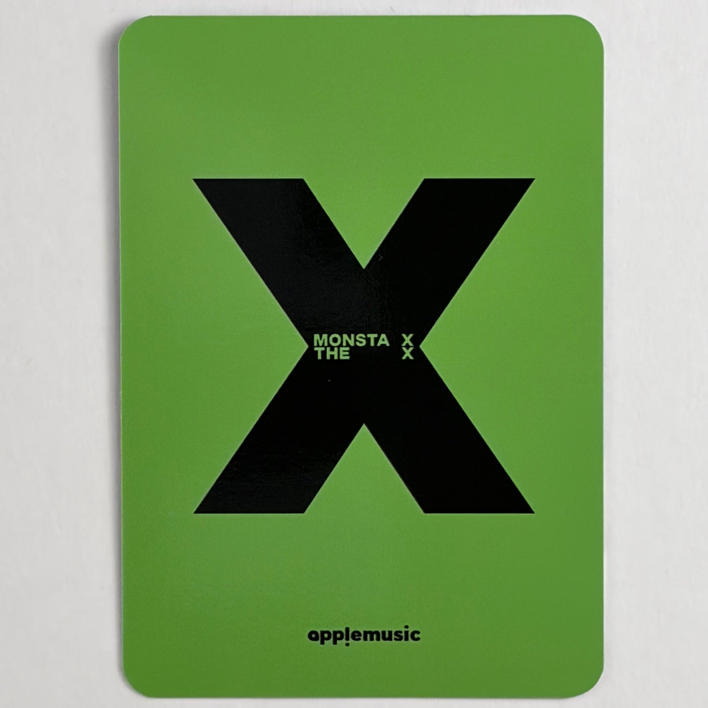 MonstaX MinHyuk The X Apple Music Official Photocard