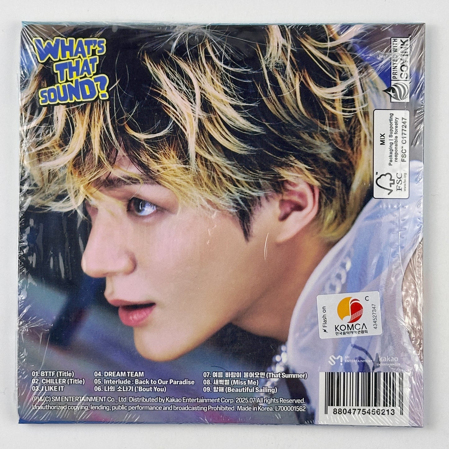 NCT DREAM – Go Back To The Future (Digipack Ver.) [JENO Ver.] – Photocard