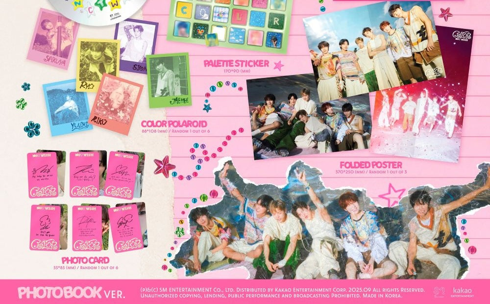 NCT WISH – COLOR (Photobook Ver.) 2 Limited Photocard (Limited First Press)