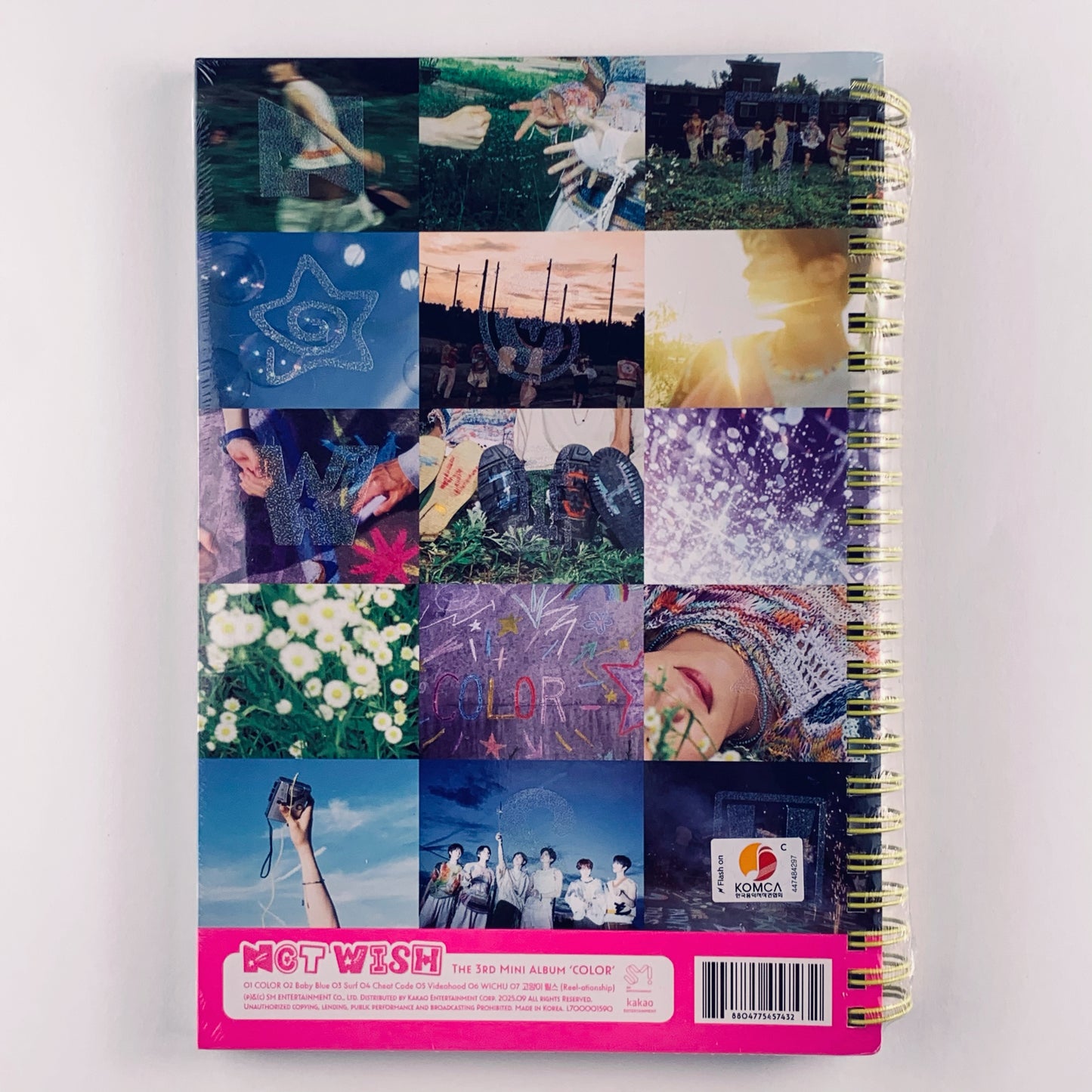 NCT WISH – COLOR (Photobook Ver.) 2 Limited Photocard (Limited First Press)