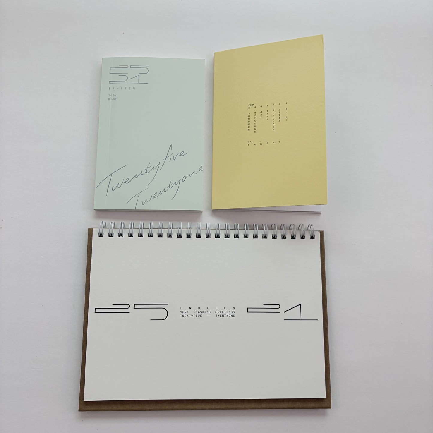 ENHYPEN 2026 Season's Greetings - Desk Calendar, Diary, and Illustration Book Set