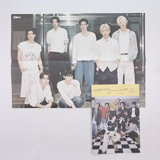 ENHYPEN 2026 Season's Greetings Official Poster & 2521 Magazine Kpop