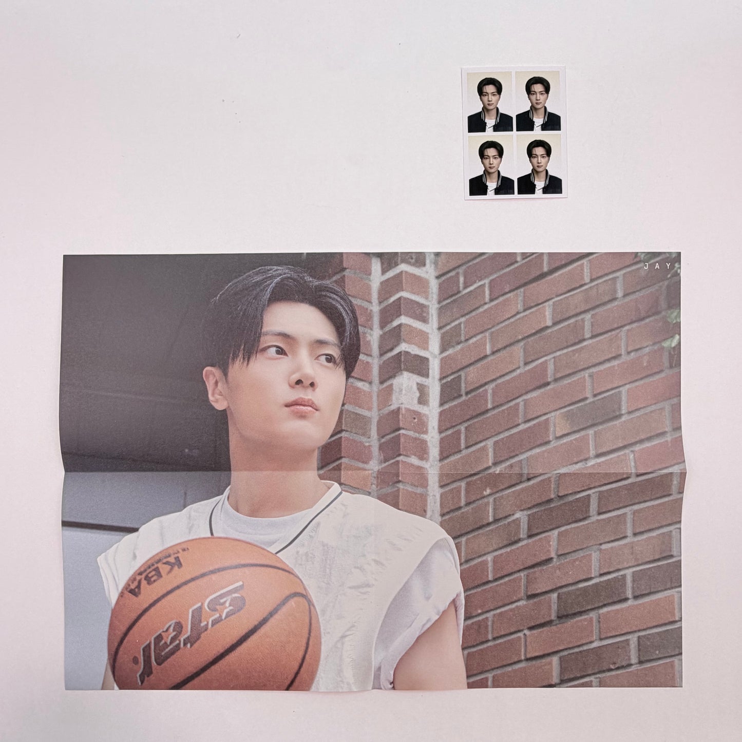 ENHYPEN JAY 2026 Season’s Greetings Official Folded Poster + ID Photo Set