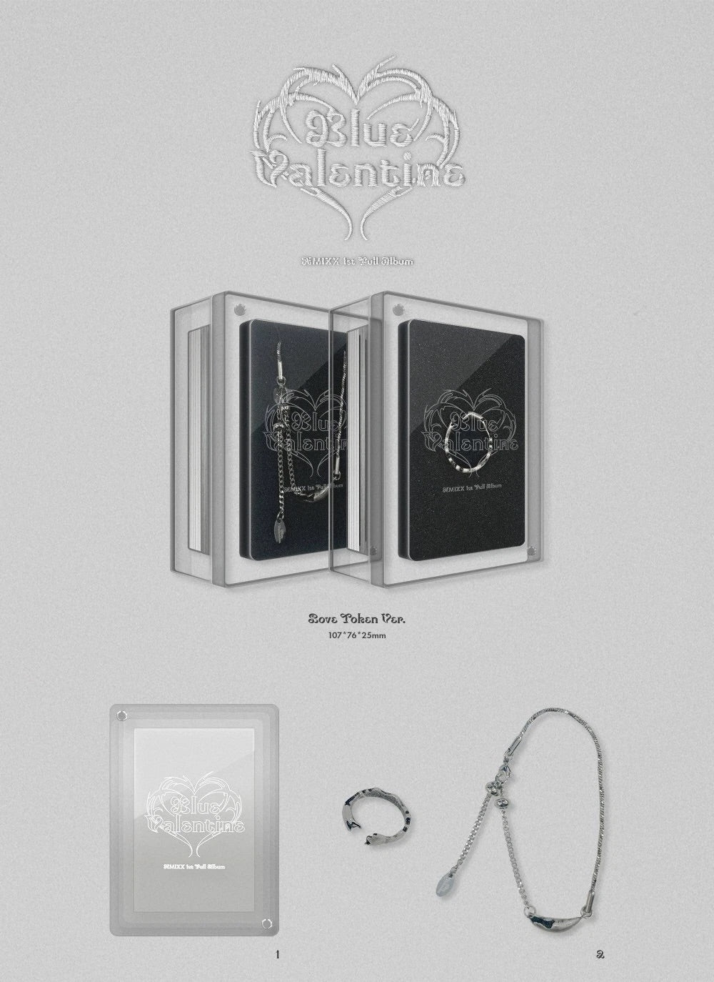 NMIXX – Blue Valentine [Love Token Ver.] 1st Album (QR Card Album)