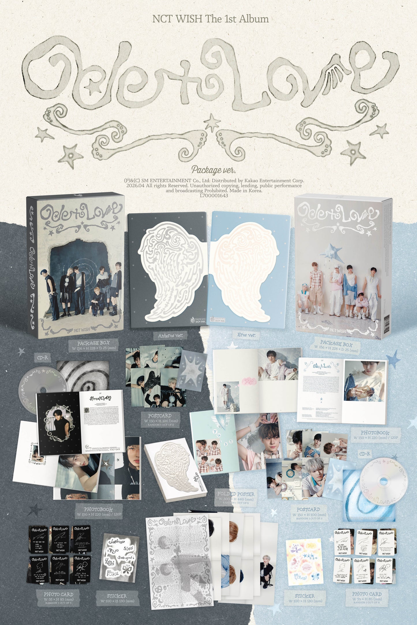 NCT WISH - Ode to Love (Package Ver.)