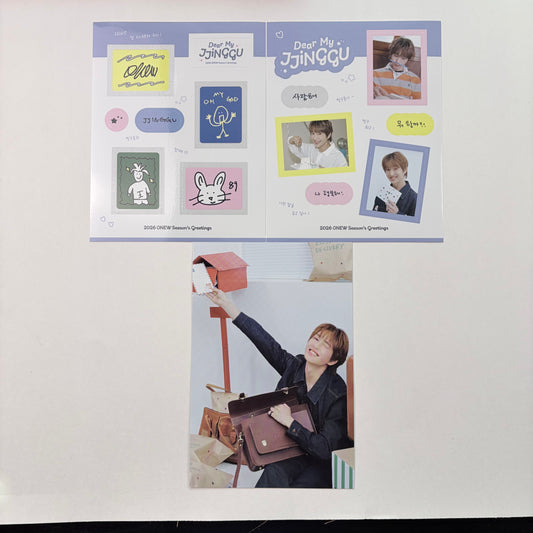 ONEW SHINee 2026 Season’s Greetings Official Message Card + Sticker