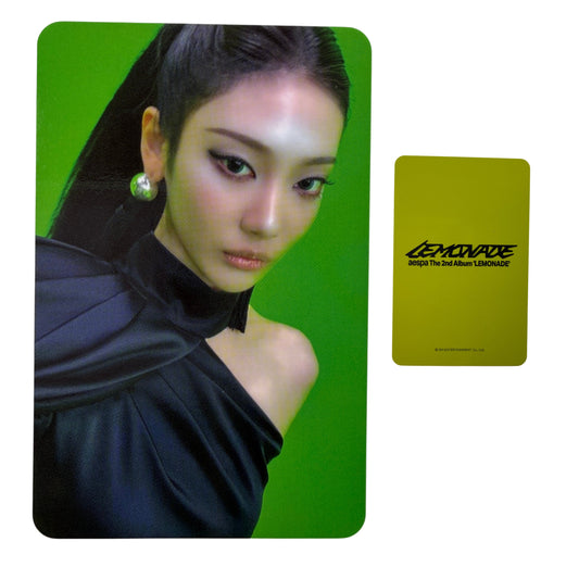 aespa NINGNING LEMONADE WITHMUU Photocard