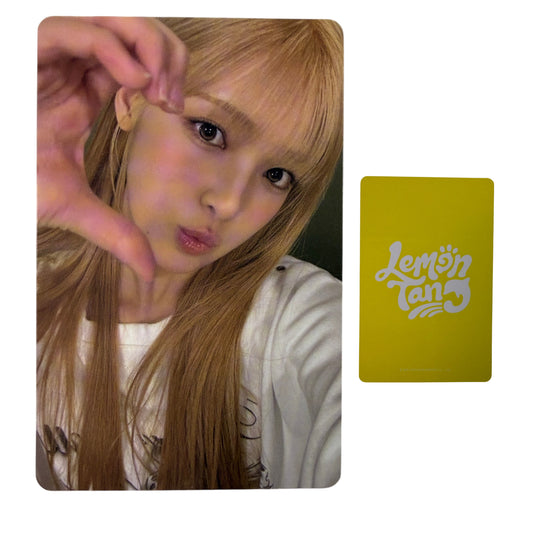 Hearts2Hearts YUHA Lemon Tang WITHMUU Photocard 
