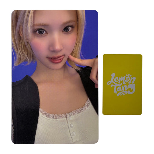 Hearts2Hearts JIWOO Lemon Tang WITHMUU Photocard