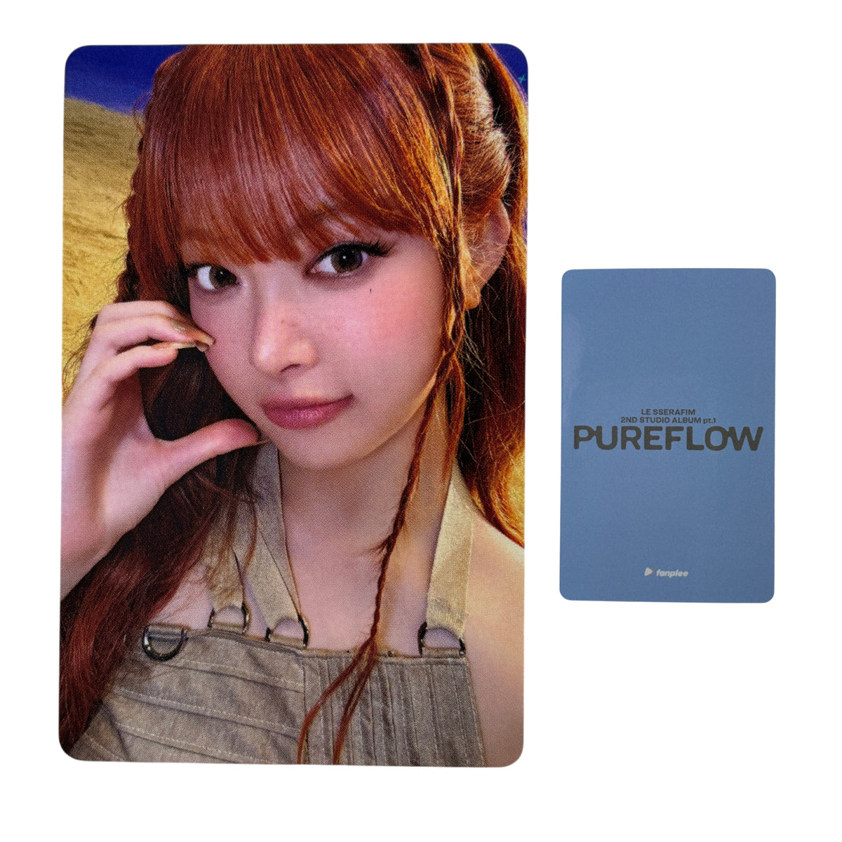 LE SSERAFIM Hong EunChae PUREFLOW pt.1 FANPLEE Photocard 