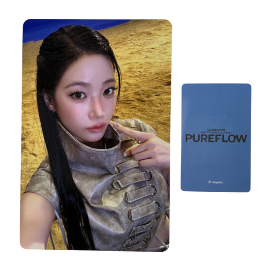 LE SSERAFIM KAZUHA PUREFLOW pt.1 FANPLEE Photocard