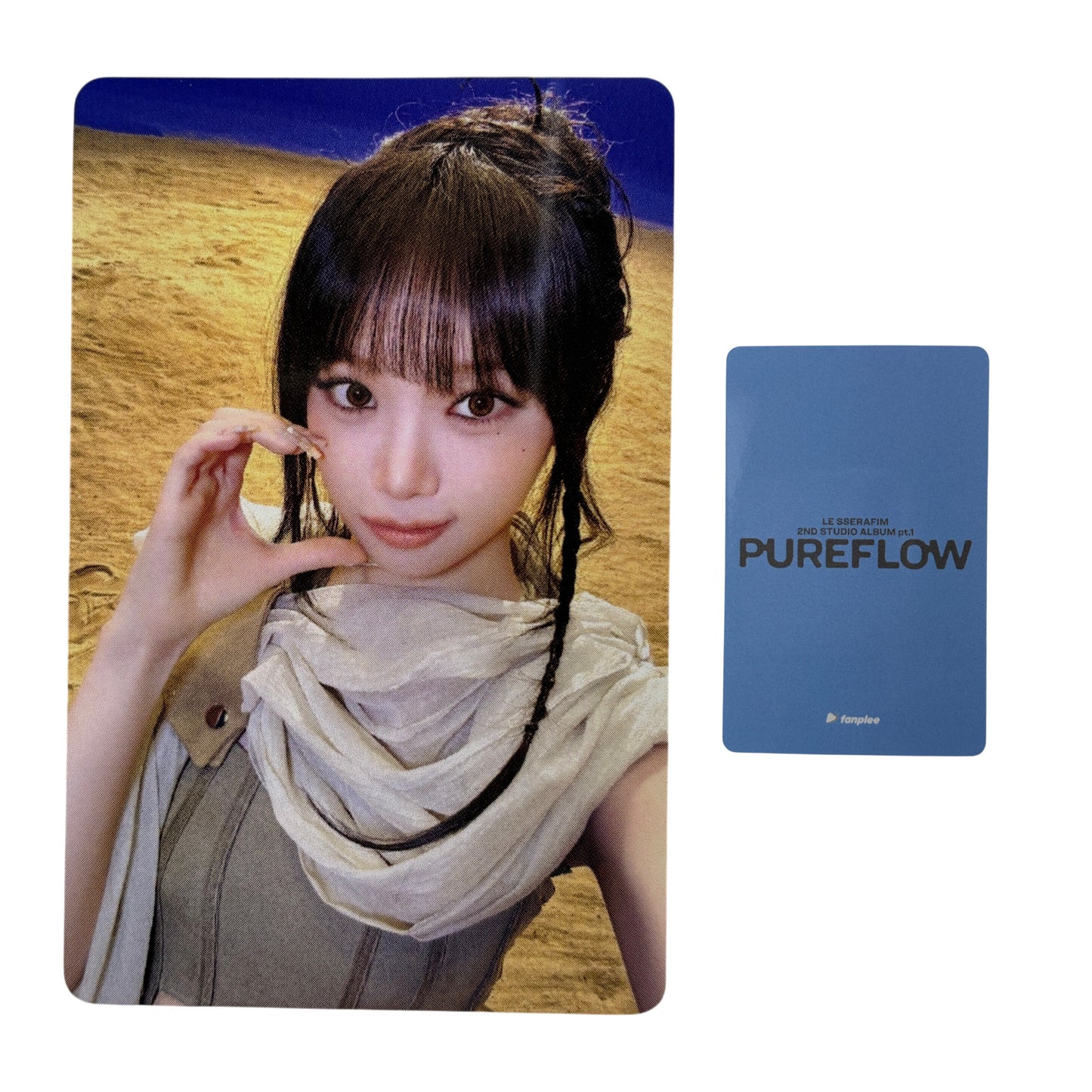 LE SSERAFIM CHAEWON PUREFLOW pt.1 FANPLEE Photocard
