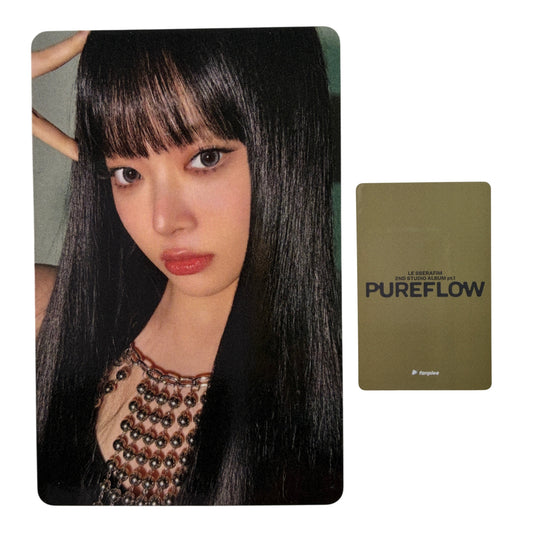 LE SSERAFIM EUNCHAE PUREFLOW pt.1 FANPLEE 2 Photocard Kpop