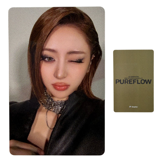 LE SSERAFIM YUNJIN PUREFLOW pt.1 FANPLEE 2 Photocard Kpop