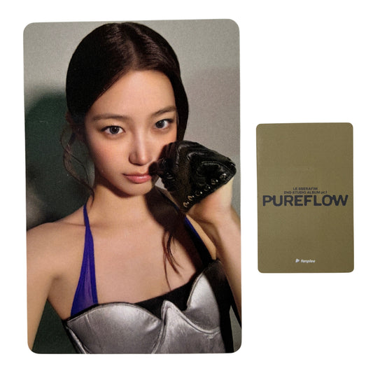 LE SSERAFIM KAZUHA PUREFLOW pt.1 FANPLEE 2 Photocard Kpop