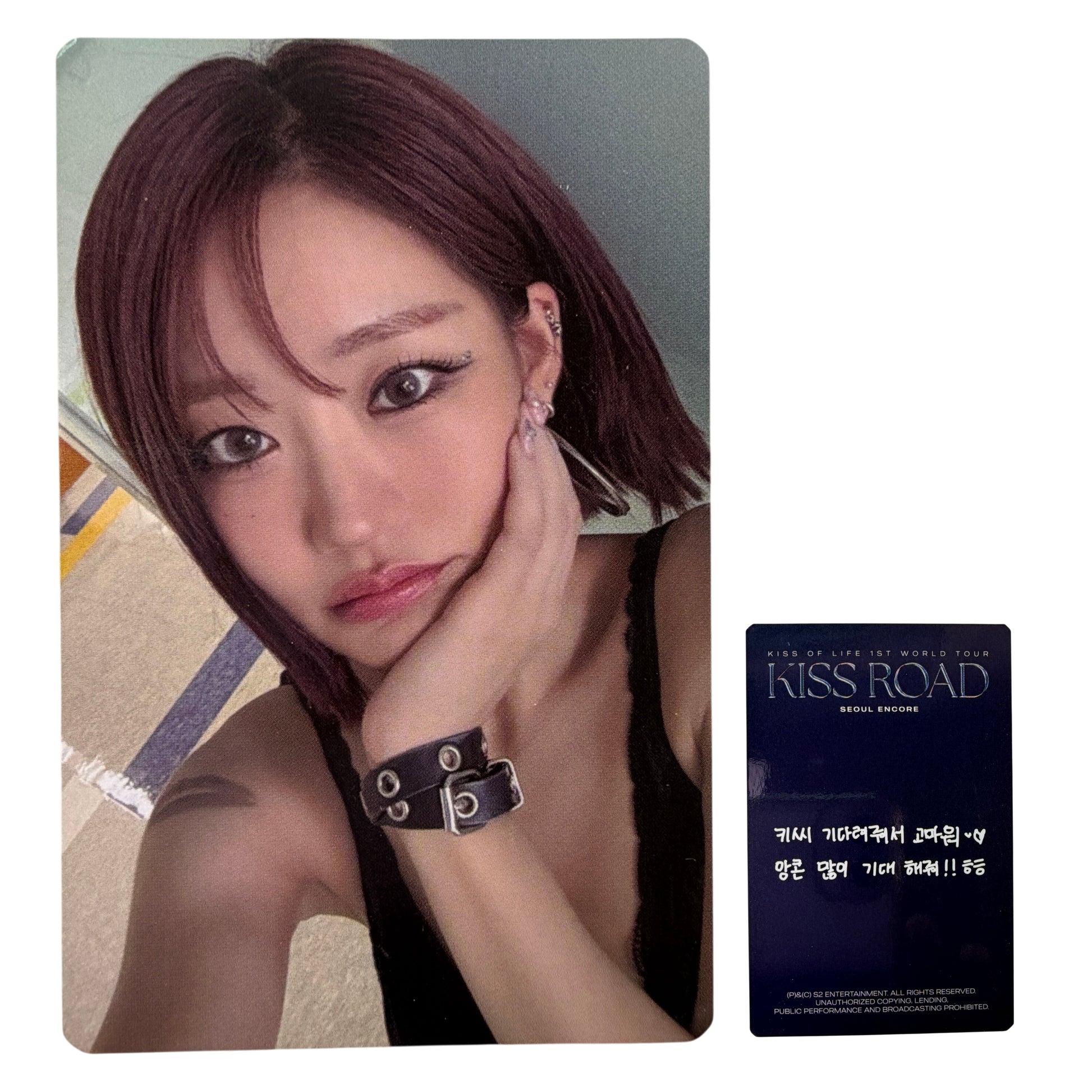 KISSOFLIFE JULIE 2025 KISS OF LIFE 1st WORLD TOUR [KISS ROAD] in SEOUL ENCORE PHOTOCARD 01