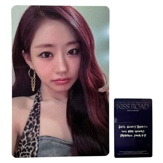 KISS OF LIFE JULIE KISS ROAD Seoul Encore 2025 KPOP Photocard 02