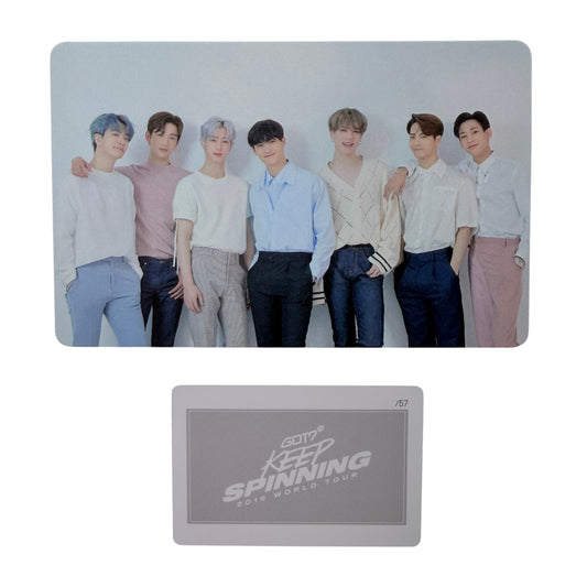 GOT7 Unit 2019 World Tour KEEP SPINNING Photocard