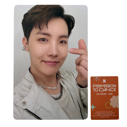 BTS J-Hope Permission to Dance on Stage LIVE Photocard