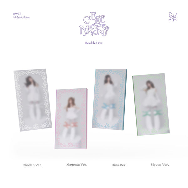 QWER 4th Mini Ablum CEREMONY Booklet Ver.