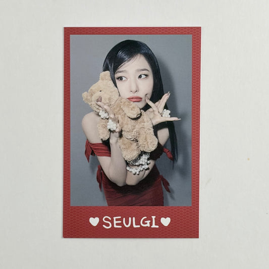 Red Velvet Irene & Seulgi 2025 Concert Tour Balance Photocard
