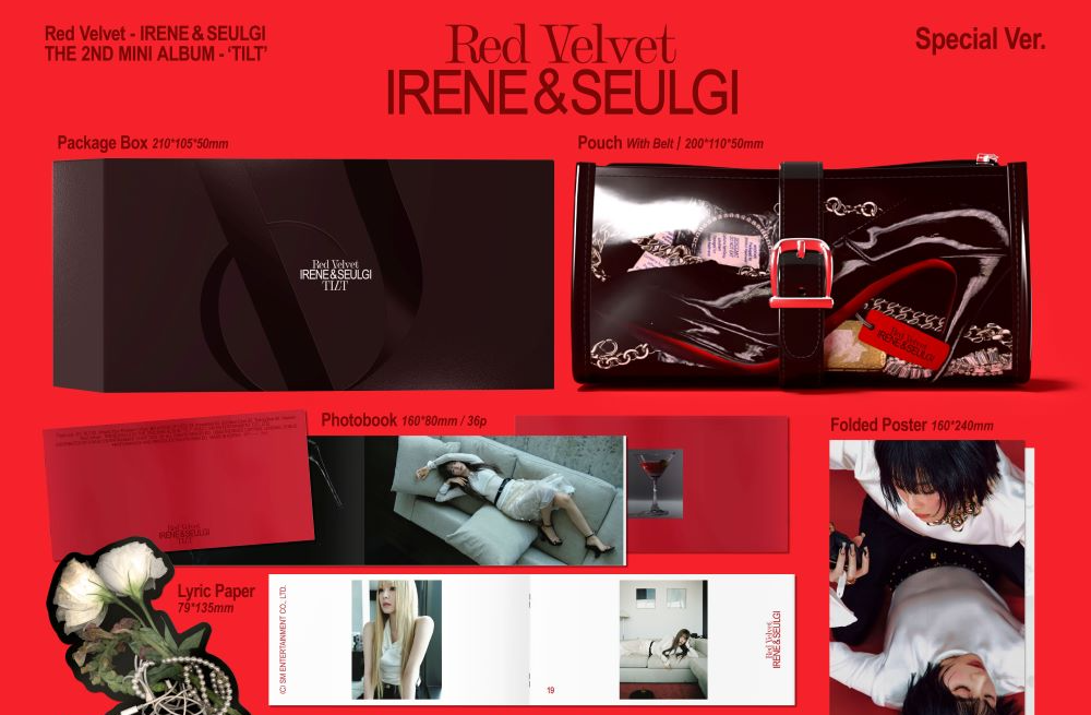 Red Velvet – Irene & Seulgi 2nd Mini Album [TILT] (Special Ver. Limited Edition) CD + Photobook + Photocard Set