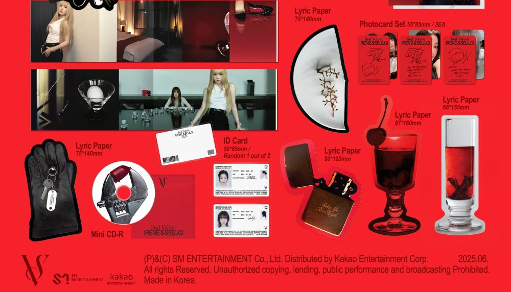Red Velvet – Irene & Seulgi 2nd Mini Album [TILT] (Special Ver. Limited Edition) CD + Photobook + Photocard Set