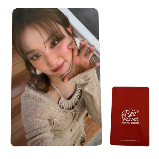 Red Velvet SEULGI 2026 Season's Greetings Riding Hood Photocard