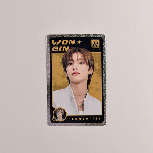 Riize WonBin Riizing Loud MD Official Photocard Limited