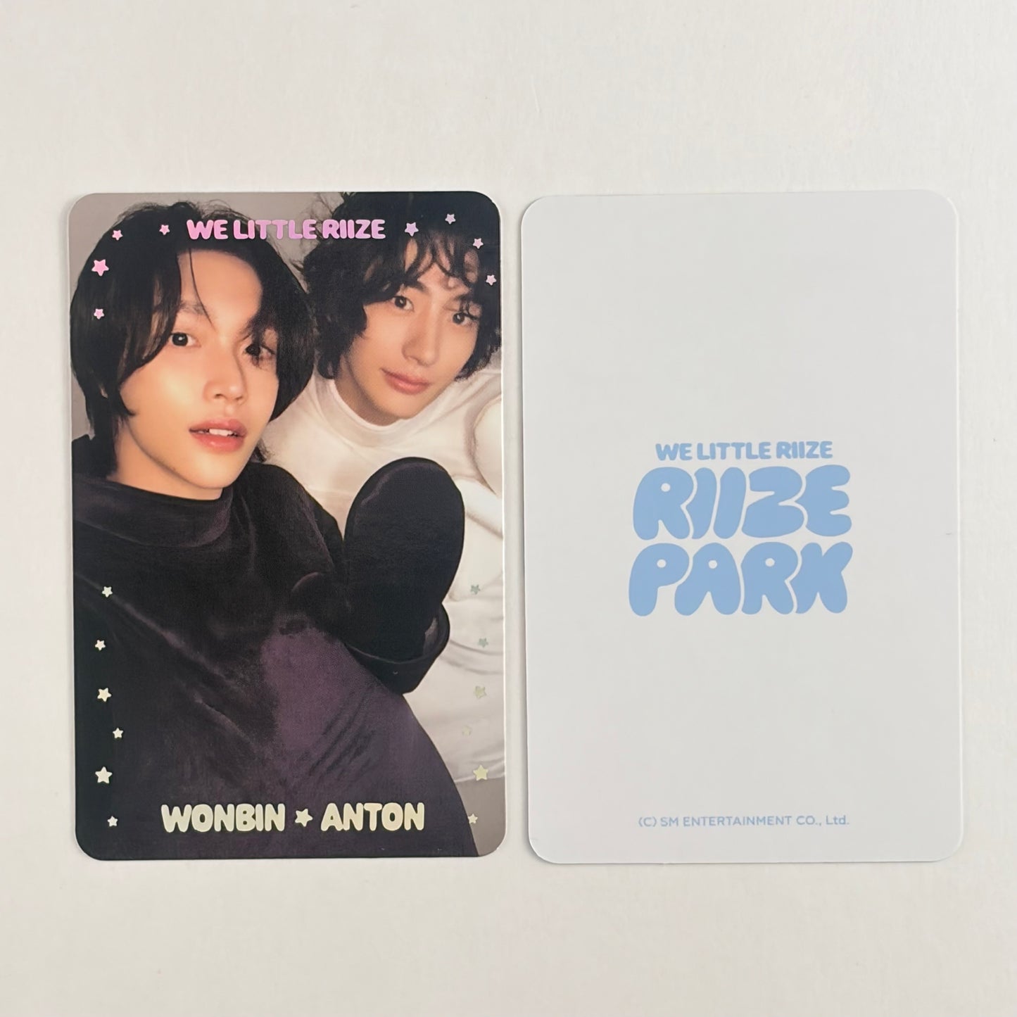 RIIZE Park WonBin & Anton Pop-Up Photocard We Little Riize