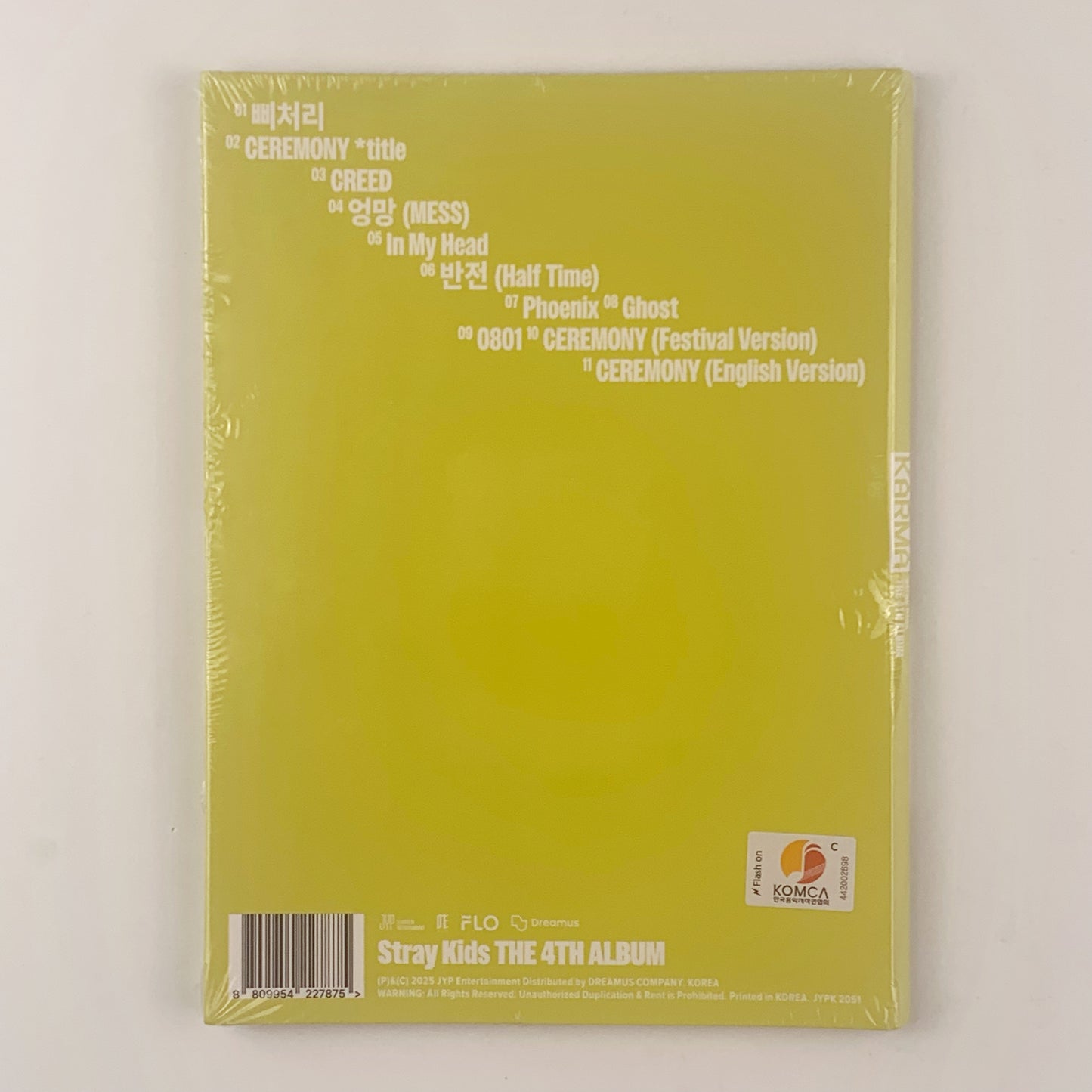 Stray Kids - 4th Album 'KARMA' (Accordion Ver.) CD + Photocard [LEE KNOW]