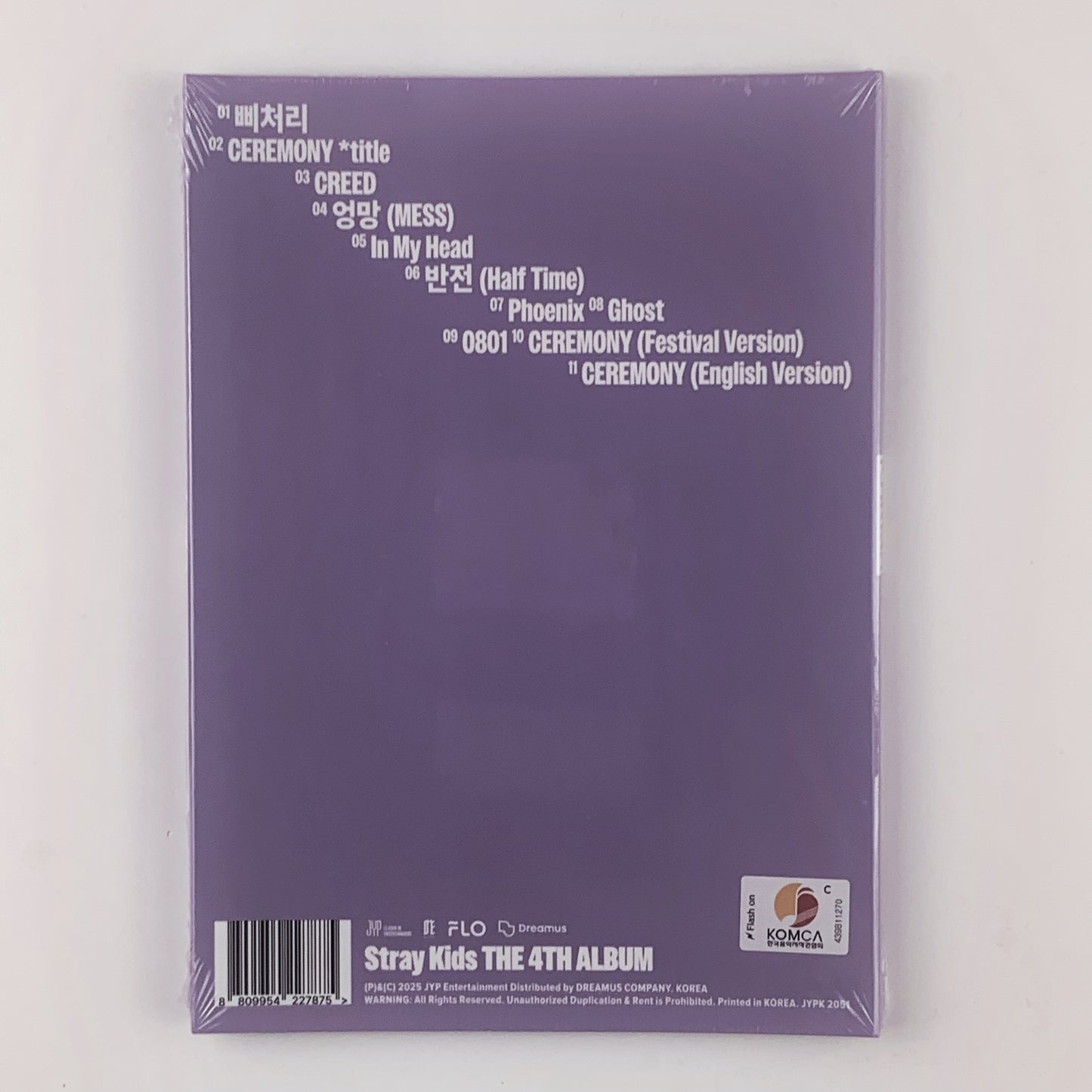 Stray Kids - 4th Album 'KARMA' (Accordion Ver.) CD + Photocard [FELIX] (Copy)