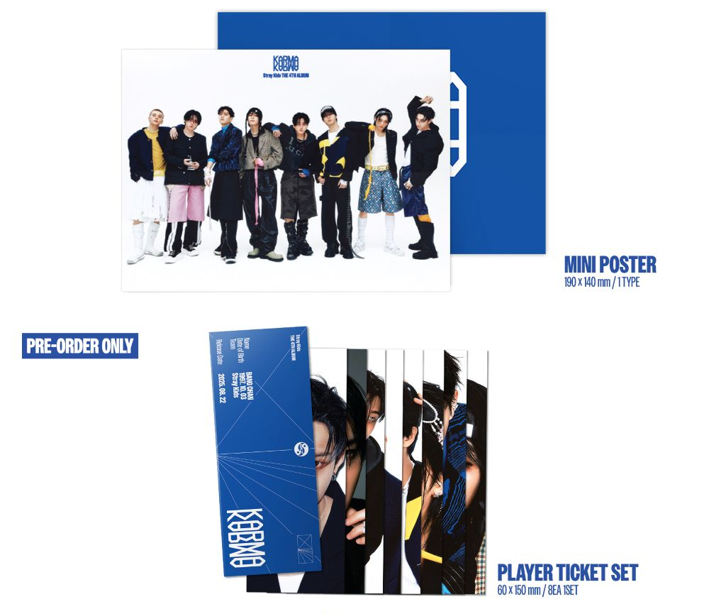 Stray Kids - 4th Album 'KARMA' (Ceremony Ver.) CD + Photobook + Photocard