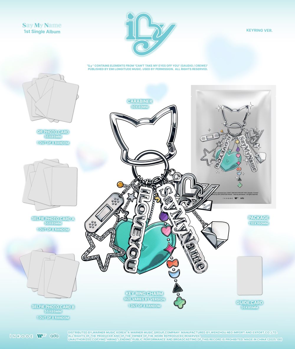 SAY MY NAME – iLy (Key Ring Ver.) – Album + Photocard