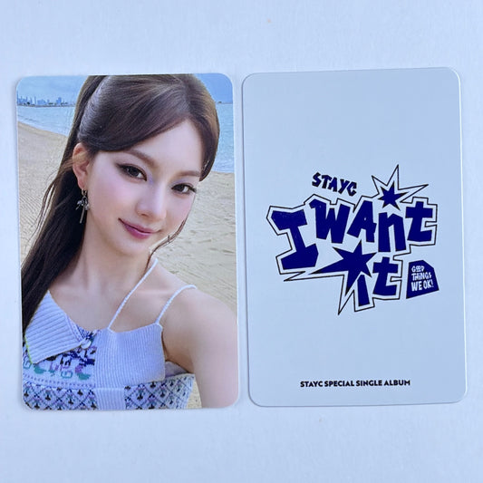 STATC ISA Special Alnum I Want It Mini Pack Official Photocard