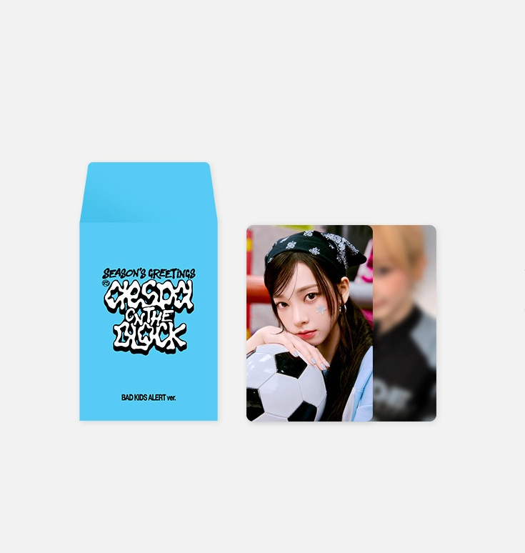 aespa 2025 Season’s Greetings Official Random Trading Card Set (2PC)