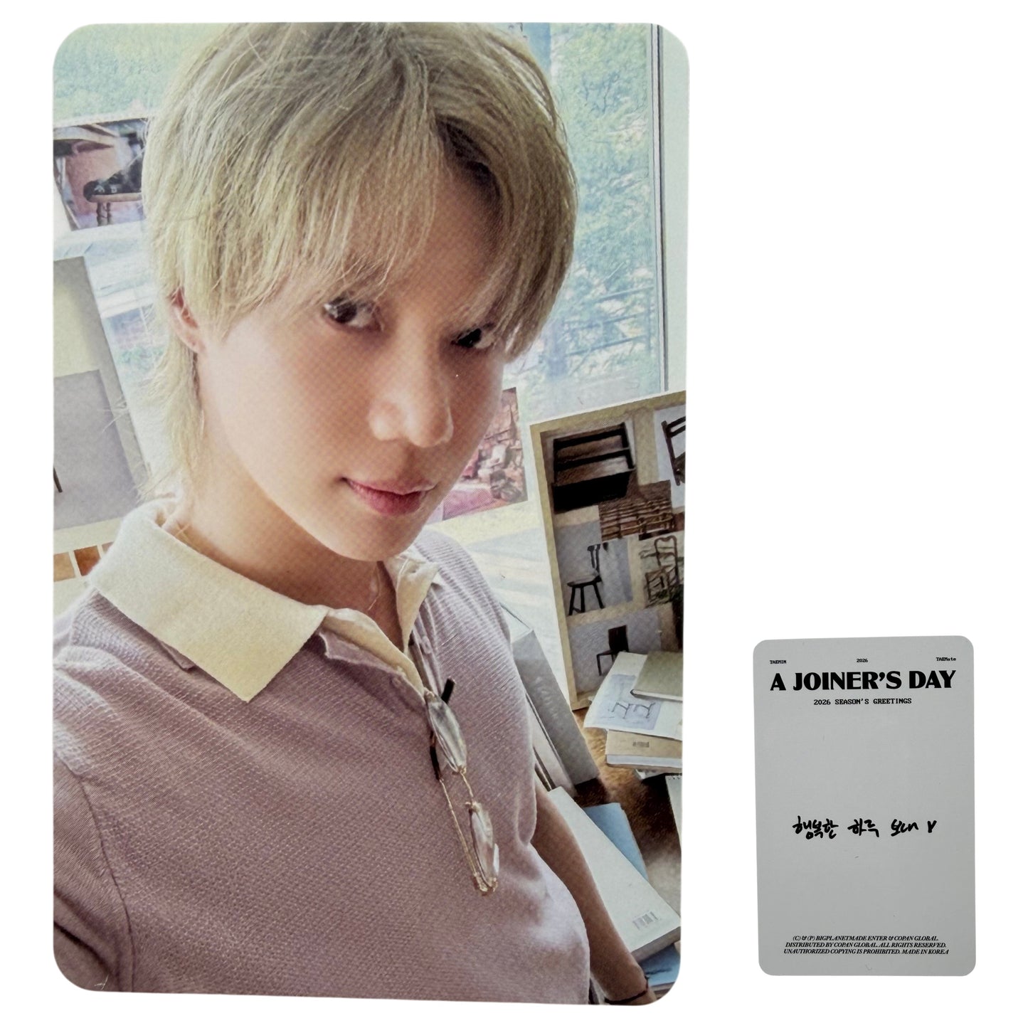 Taemin SHINee Official Photocard 2026 Season’s Greetings A Joiner’s Day 06