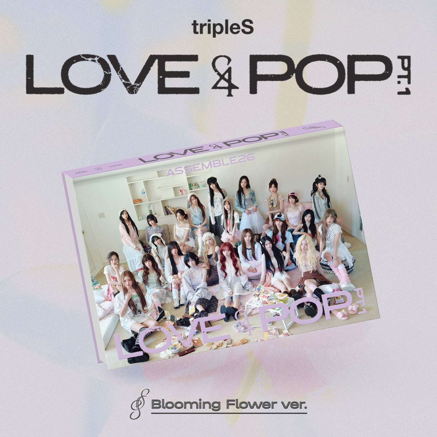 tripleS LOVE&POP pt.1 CD Album (Blooming Flower / Wallflower Ver.)