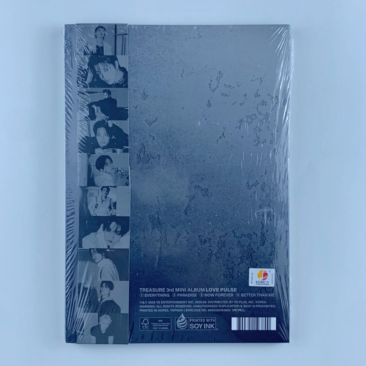 TREASURE - LOVE PULSE (METAL Ver.) CD + Photobook + Photocards