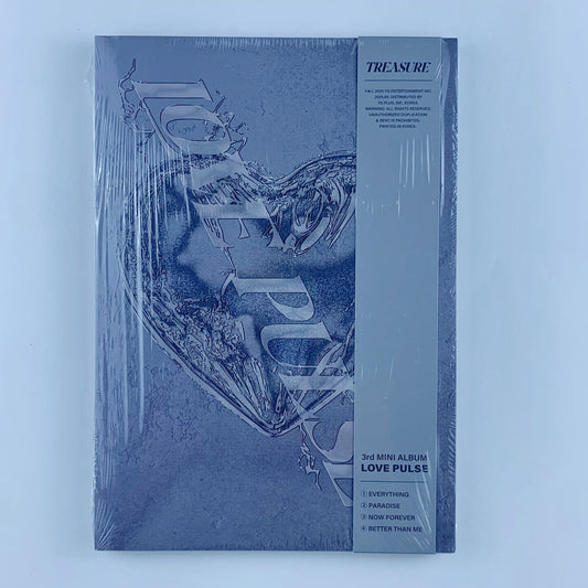 TREASURE - LOVE PULSE (METAL Ver.) CD + Photobook + Photocards