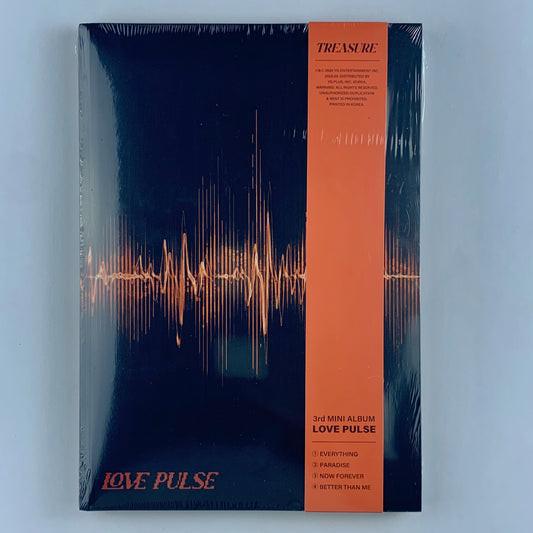 TREASURE - LOVE PULSE (ROCKCHIC Ver.) CD + Photobook + Photocards