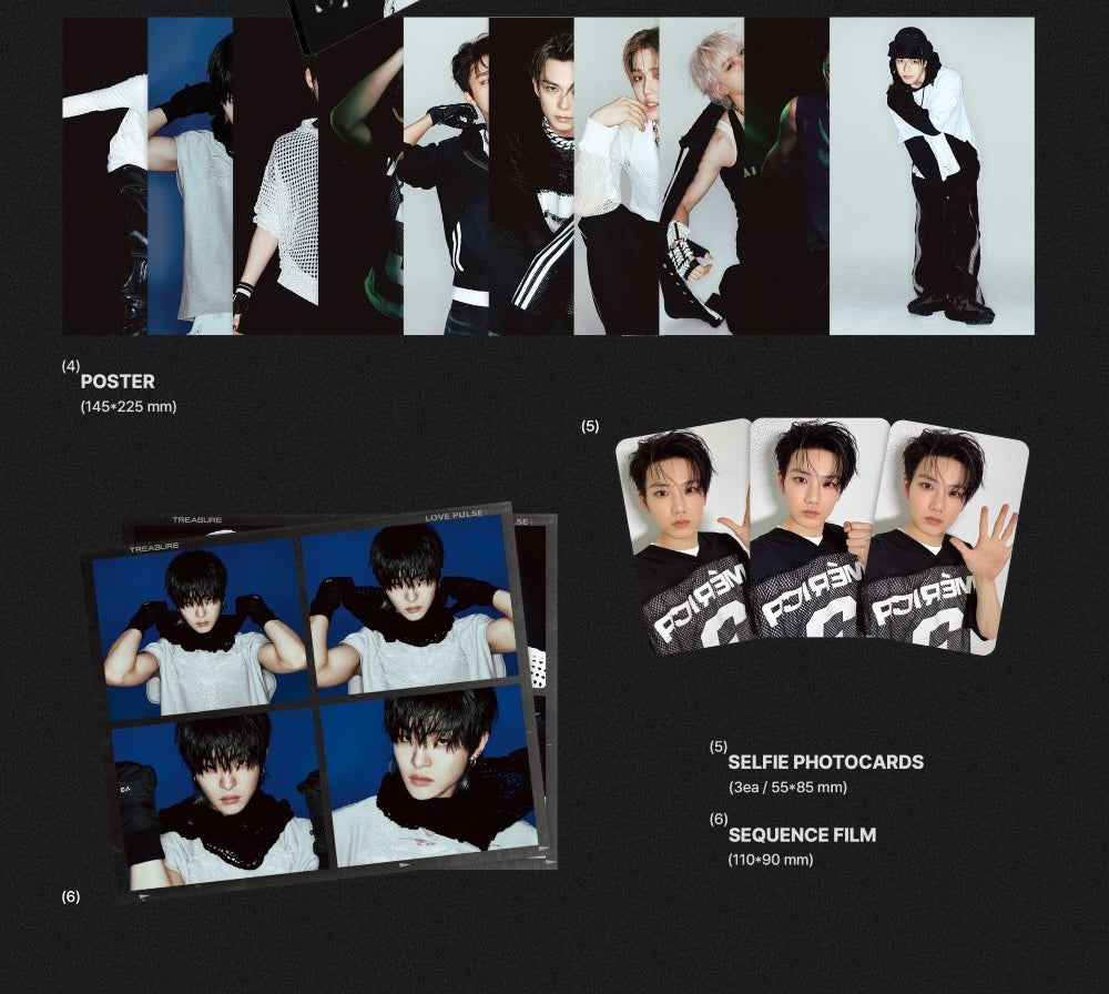 TREASURE – [LOVE PULSE] SPORTY Ver. CD + Photocard Set - CHOI HYUN SUK