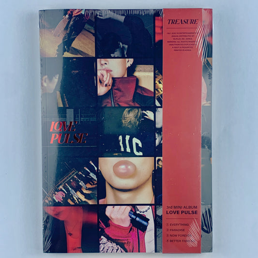 TREASURE - LOVE PULSE (STREET Ver.) CD + Photobook + Photocards