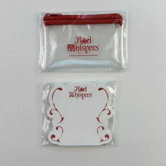 TWICE 2026 Season's Greeting Official Pouch + MemoPad Set