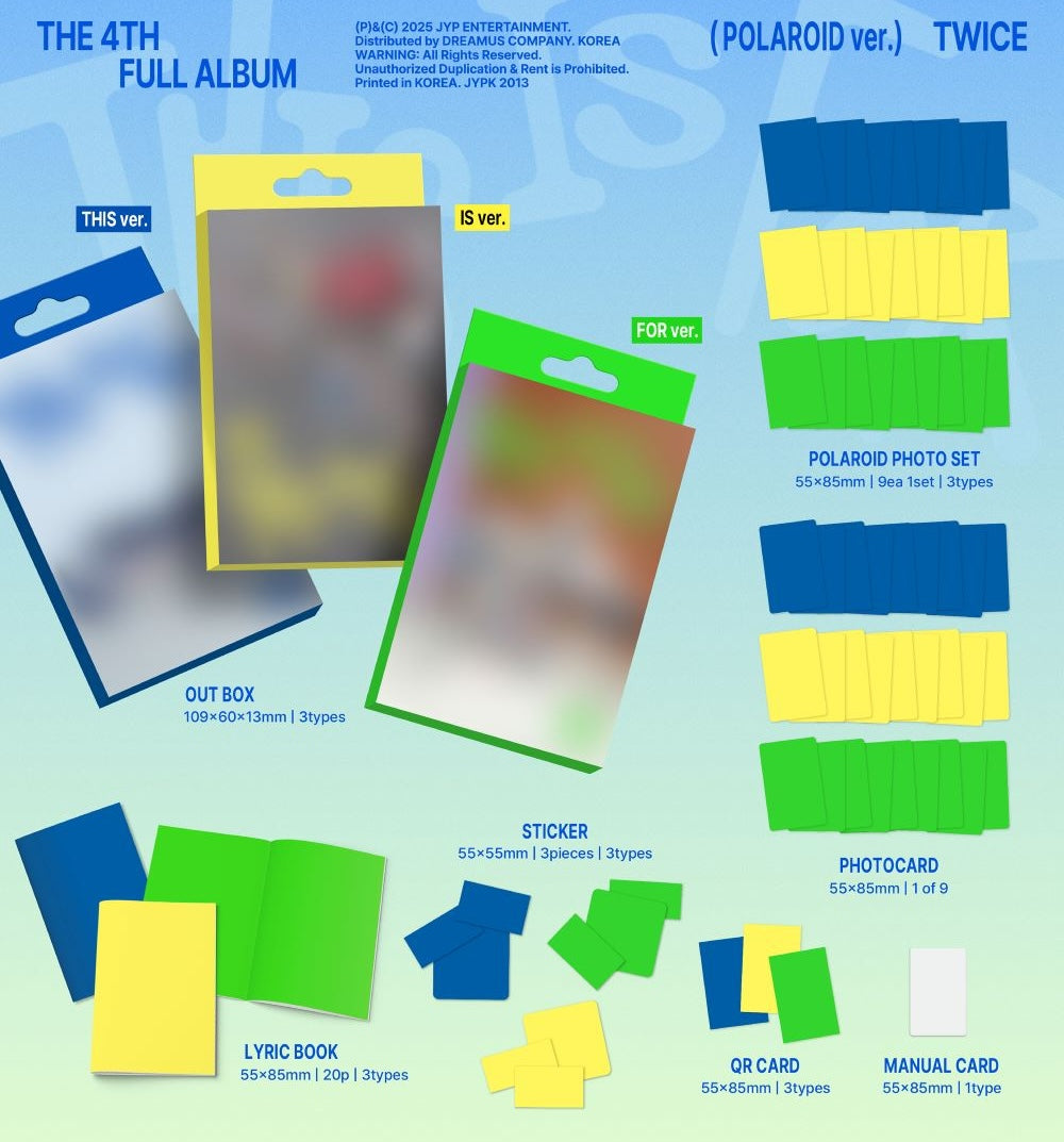 TWICE - THIS IS FOR - Polaroid Version (Is ver.)Official