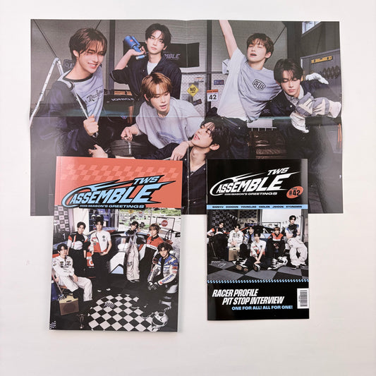 TWS 2026 Season’s Greetings Photobook + Raicing Magazine + Folded Poster Set