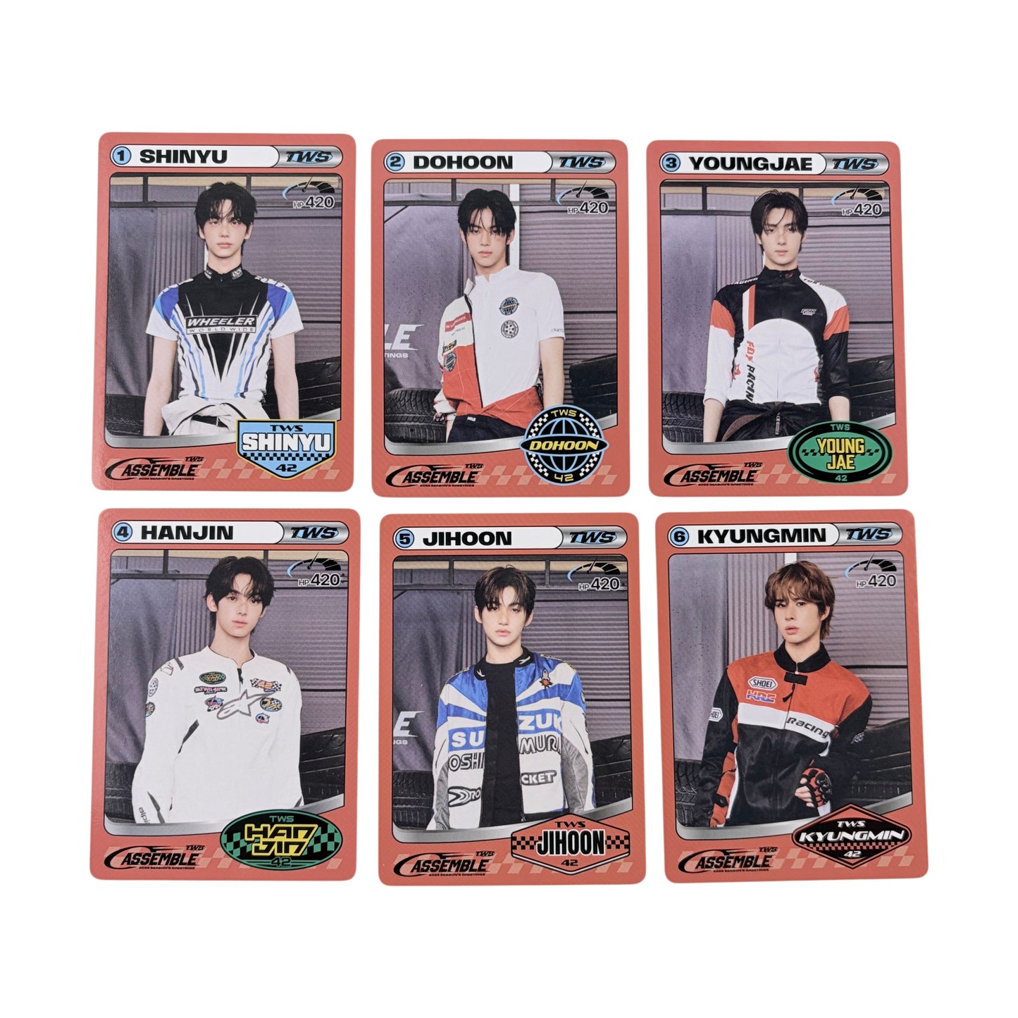 TWS 2026 Season’s Greetings Assemble Racer Card Set