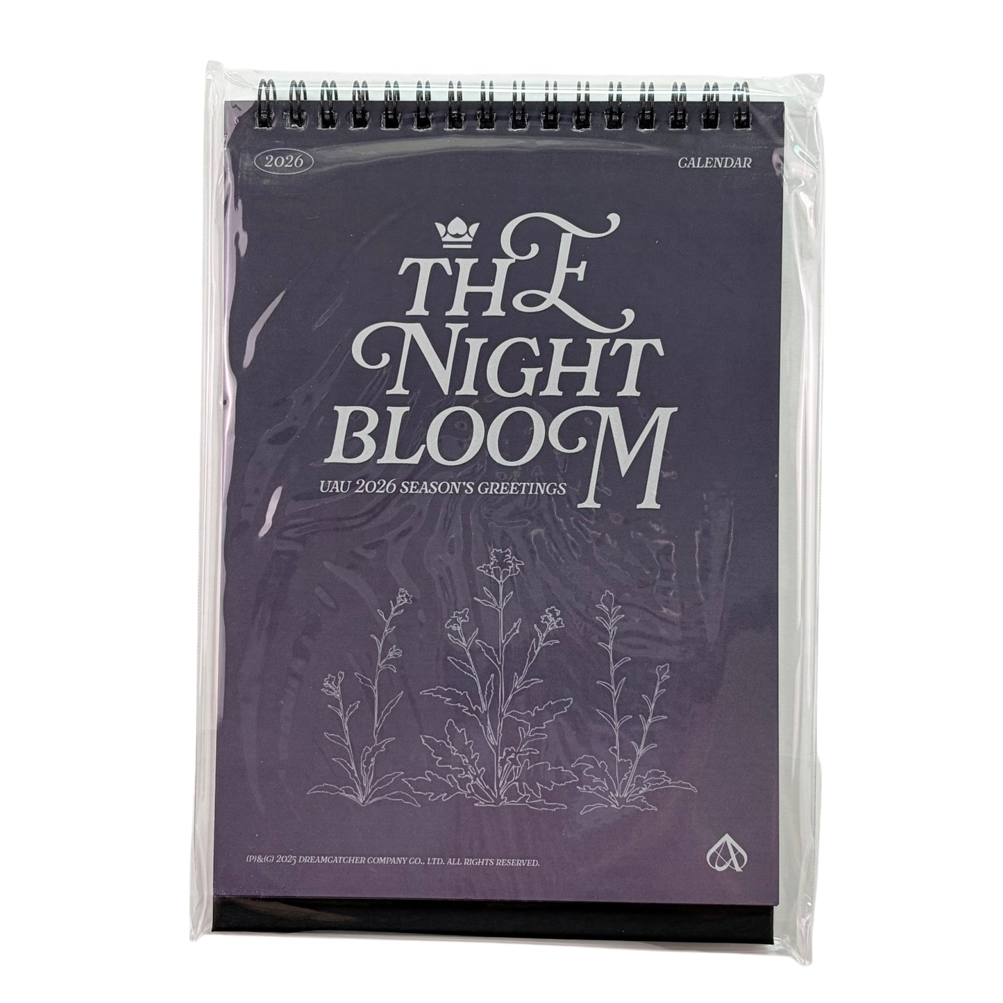 UAU 2026 Season's Greeting THE NIGHT BLOOM DREAMCATCHER Desk Calendar